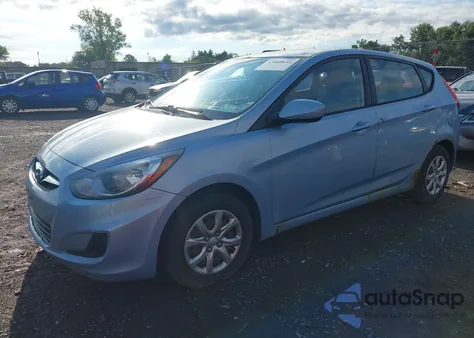 2013 Hyundai Accent Gls/Gs from USA, damaged, VIN KMHCT5AE2DU063459